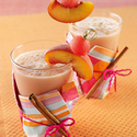 Watermelon, Pineapple and Peach Smoothie